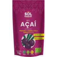 Açaí en Polvo Bio Solnatural, Bolsa 70 G