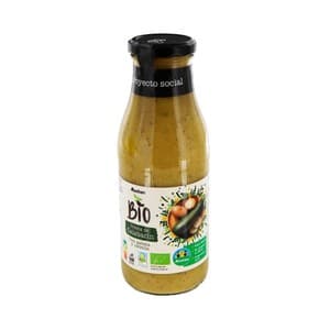 Alcampo Cultivamos LO Bueno Ecológico Bio Crema de Calabacín con Patata y Cebolla Ecológicas Bote 500 Ml.
