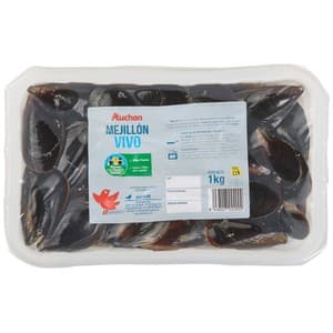 Alcampo Cultivamos LO Bueno Mejillones 25/37 Bandeja de 1 Kg.