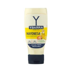 Ybarra Mayonesa Bocabajo, sin Conservantes ni Colorantes Bote 400 Ml.
