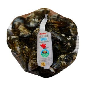 Alcampo Cultivamos LO Bueno Mejillones 25/37 Malla de 1 Kg. 1000 G