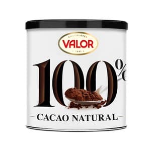 Valor 100% Cacao Puro en Polvo sin Azúcares Añadidos, Valor 250 G.