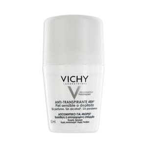 Vichy Desodorante Roll con Antitranspirante 48 Horas, sin Perfume ni Alcohol ni Parabenos Vichy 50 Ml.