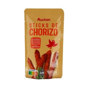 Auchan Sticks de Chorizo 50 G. Producto Alcampo