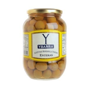 Ybarra Aceitunas Verdes Manzanilla con Hueso Ybarra Bote de 500 G.