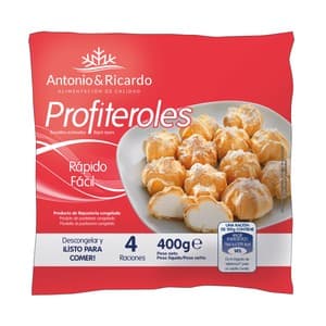 Antonio y Ricardo Profiteroles de Nata 400 G.