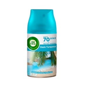 AIR Wick Ambientador Oasis Turquesa- Recambio AIR Wick Freshmatic 250 Ml.