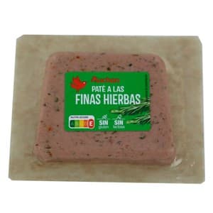 Auchan Paté a las Finas Hierbas, sin Gluten y sin Lactosa 75 G. Producto Alcampo