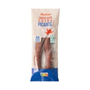 Auchan Sarta de Chorizo Picante de Categoria Extra 280 G. Producto Alcampo