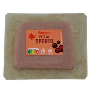Auchan Paté al Oporto sin Gluten y sin Lactosa 75 G. Producto Alcampo