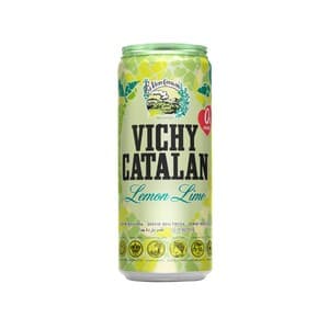 Vichy Catalan Agua Mineral con Gas Sabor Lima Limón Lata de 33 Cl. 330 ML