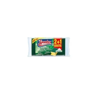 3 Estropajos Salvauñas Universale Spontex  - Verde