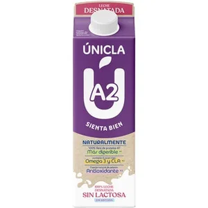 A2 Leche Desnatada sin Lactosa  Unicla 1 L