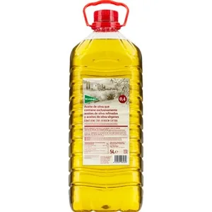 Aceite de Oliva Suave 0,4º Contiene Aceites Refinados, Vírgenes y 20% de Virgen Extra  el Corte Ingles 1 L