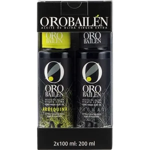 Aceite de Oliva Virgen Extra Estuche 2 Variedad Picual y Arbequina ORO Bailen