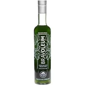 Aceite de Oliva Virgen Extra Extracción en Frío Selección Especial Primer Día de Cosecha Bravoleum