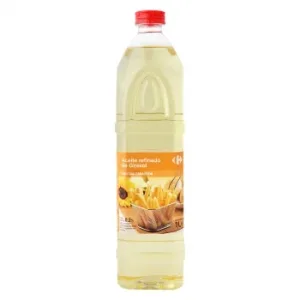 Aceite Refinado de Girasol Especial para Freír Carrefour 1 L.