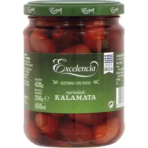 Aceituna con Hueso Kalamata 250 Gr