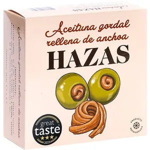 Aceituna Gordal Rellena de Anchoa  Hazas 265 G