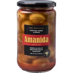 Aceituna Verde Aliñada  Amanida 315 G