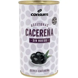 Aceitunas Negras sin Hueso  Lata 150 Gr
