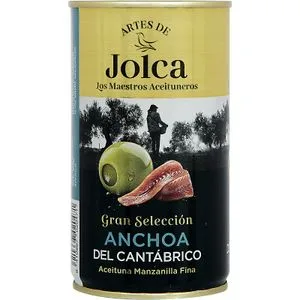 Aceitunas Rellenas Anchoa Cantábrico Lata 150 Gr