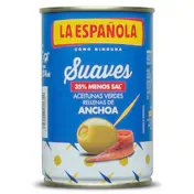 Aceitunas Rellenas de Anchoa Suaves la Española 130 G