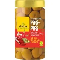 Aceitunas Salsaliñadas Piri Piri Jolca, Frasco 400 G