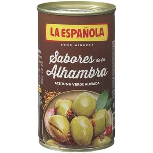 Aceitunas Verdes Aliñadas Sabores de la Alhambra  la Española 185 G