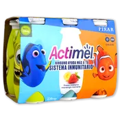 Actimel Líquido Danone Fresa Plátano Paq. 6 U. de 100 Ml