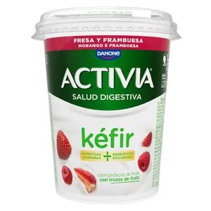 Activia Kéfir Fresa y Frambuesa 380 Gr
