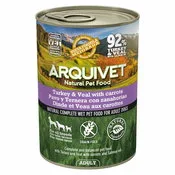 Adult - Pavo y Ternera con Zanahorias y Aceite de Salmón - 400g