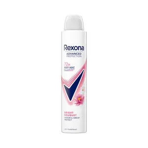 Rexona Advanced Protection Bright Bouquet Desodorante en Spray para Mujer Antitranspirante hasta 72 Horas 200 Ml.