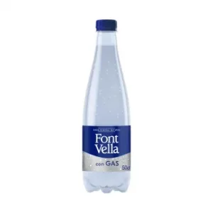 Agua Mineral con Gas Font Vella  50 Cl.