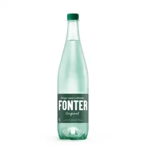 Agua Mineral con Gas Fonter 1 L.