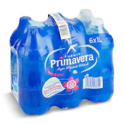 Agua Mineral Fuente Primavera Pack 6 X 1 L