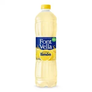 Agua Mineral Natural Font Vella con Zumo de Limón 1,15 L.