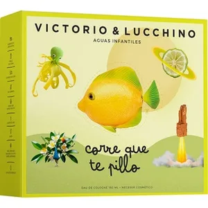 Aguas Infantiles Corre que Te Pillo Estuche Eau de Cologne + Neceser Cosmético Victorio & Lucchino