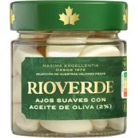 Ajos Suaves en Aceite de Oliva Rioverde, Frasco 120 G
