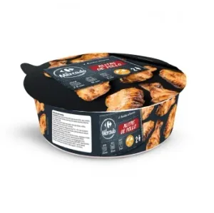 Alas de Pollo Marinadas Asadas Carrefour el Mercado 500 G Aprox