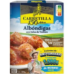Albóndigas con Salsa de Tomate Carretilla