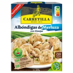 Albóndigas de Merluza con Almejas Carretilla sin Gluten 320 G.
