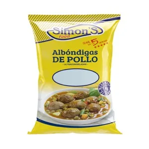 Simon´s Food Albóndigas de Pollo Ultracongeladas Simon´s Food 1 Kg. 1000 G