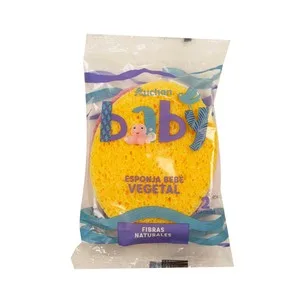 Alcampo Baby Esponja para Bebé Vegetal de Fibra Natural Alcampo Baby 2 UD