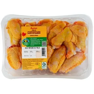 Alcampo Cultivamos LO Bueno  Alitas de Pollo Partidas Bandeja. 450 G