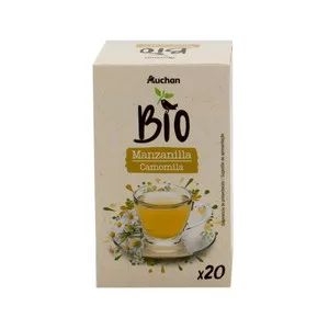Alcampo Ecológico Infusión de Manzanilla Bio 20 Uds. 24 G.