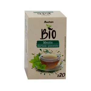 Alcampo Ecológico Infusión Menta Bio 20 Uds. 28 G.
