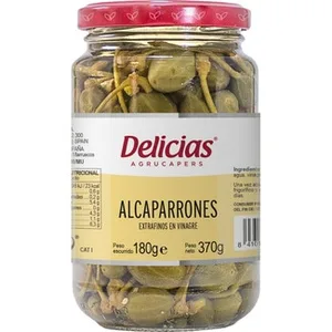 Alcaparrones Extrafinos en Vinagre  Delicias 180 G