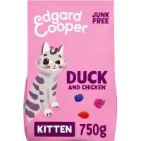 Alimento de Pato-pollo Gato Junior Edgard&cooper, Saco 750 G