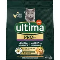 Alimento de Pollo para Gatos Esterilizados Ultima, Paquete 375 G